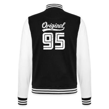 1995 Original 95 born 1995 - College Sweat Jacket - black/white - Back - Marisol (170cm)