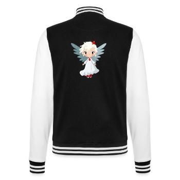 Mily der Weihnachtsengel - College-Sweatjacke - Schwarz/Weiß - Hinten - Marisol (170cm)