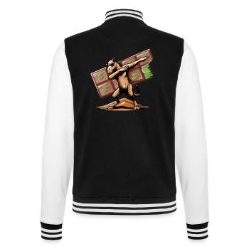 Dbuffering dromadaire et ambiance de Dubaï - Veste Teddy - noir/blanc - Dos - Marisol (170cm)
