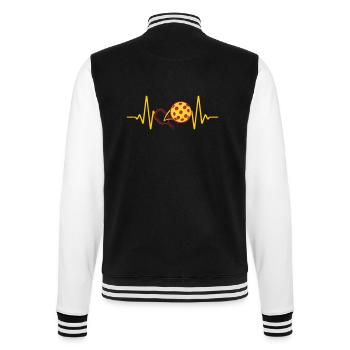 Pickleball Heartbeat Paddleball | Couleurs changeantes - Veste Teddy - noir/blanc - Dos - Marisol (170cm)