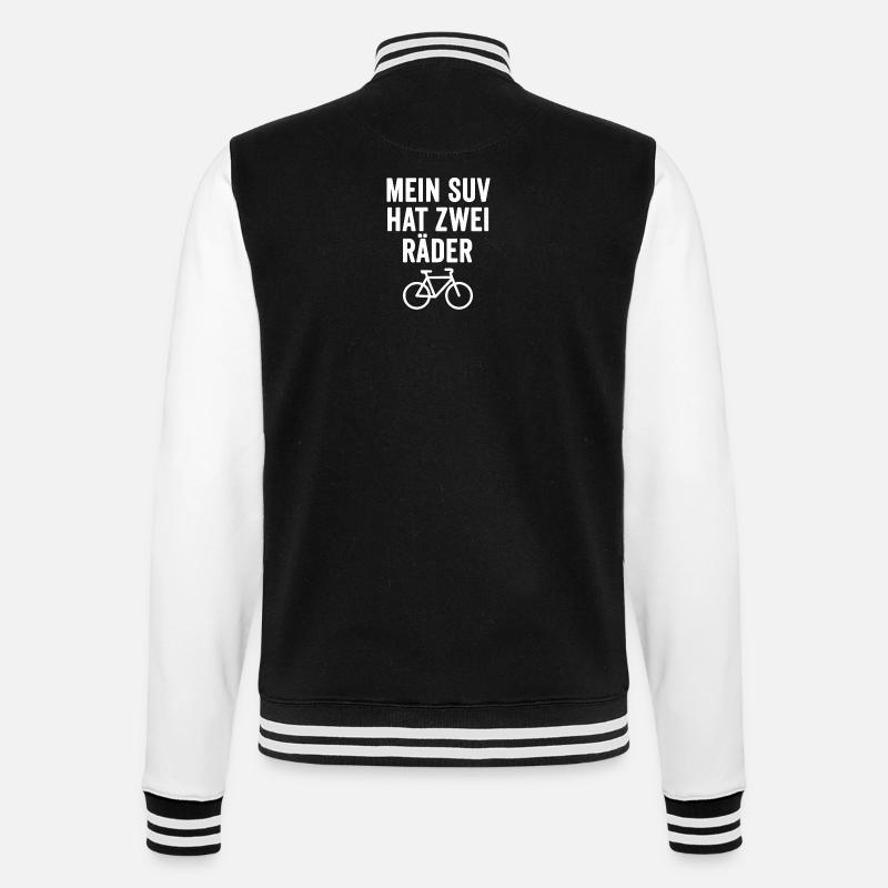Mon SUV a deux roues - Veste Teddy - noir/blanc