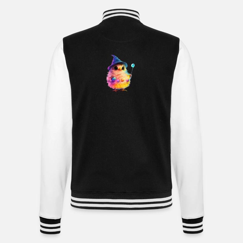 Magic Chick - College Sweat Jacket - black/white