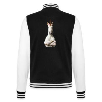 Licorne - Veste Teddy - noir/blanc - Dos - Marisol (170cm)