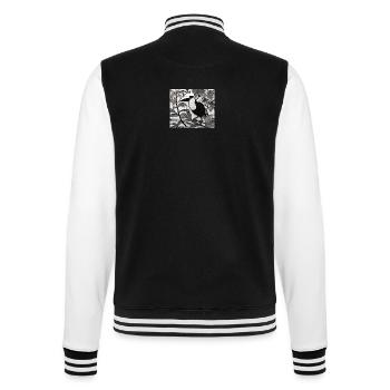 Tucan - College-Sweatjacke - Schwarz/Weiß - Hinten - Marisol (170cm)