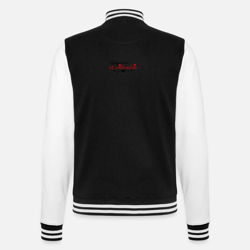 Joyeuse Saint-Valentin - Veste Teddy - noir/blanc