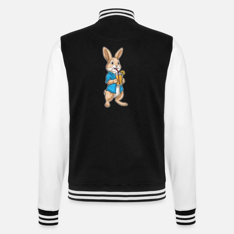 Hase Saft - College-Sweatjacke - Schwarz/Weiß