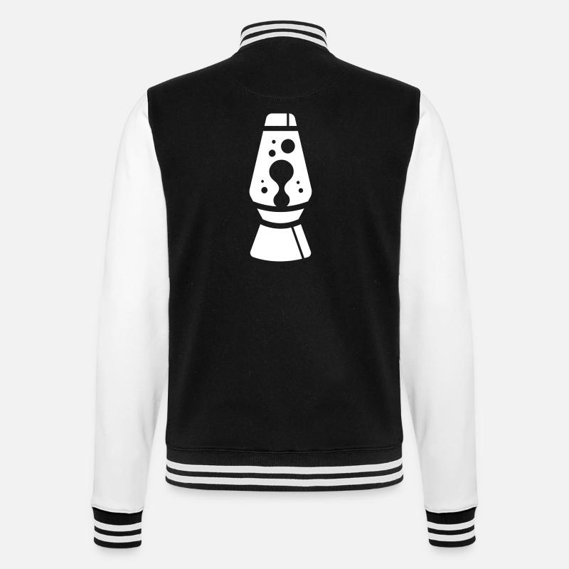 Relax Base Lava Lamp - College Sweat Jacket - black/white