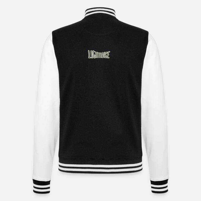 Phare 3 - Veste Teddy - noir/blanc