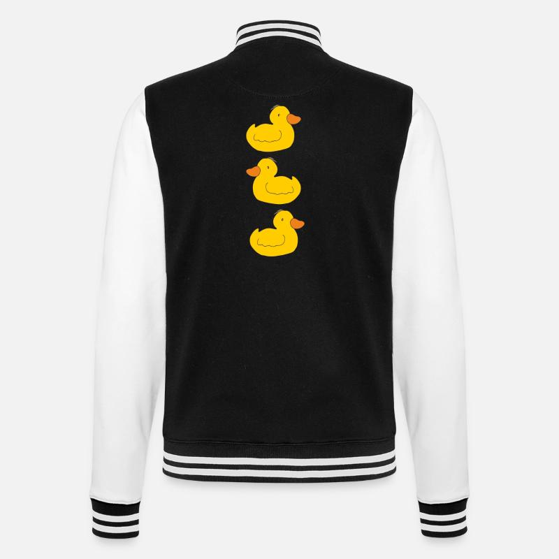 drei entchen - College-Sweatjacke - Schwarz/Weiß