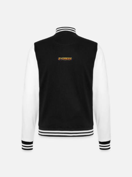 Je t'emmerde - Veste Teddy - noir/blanc