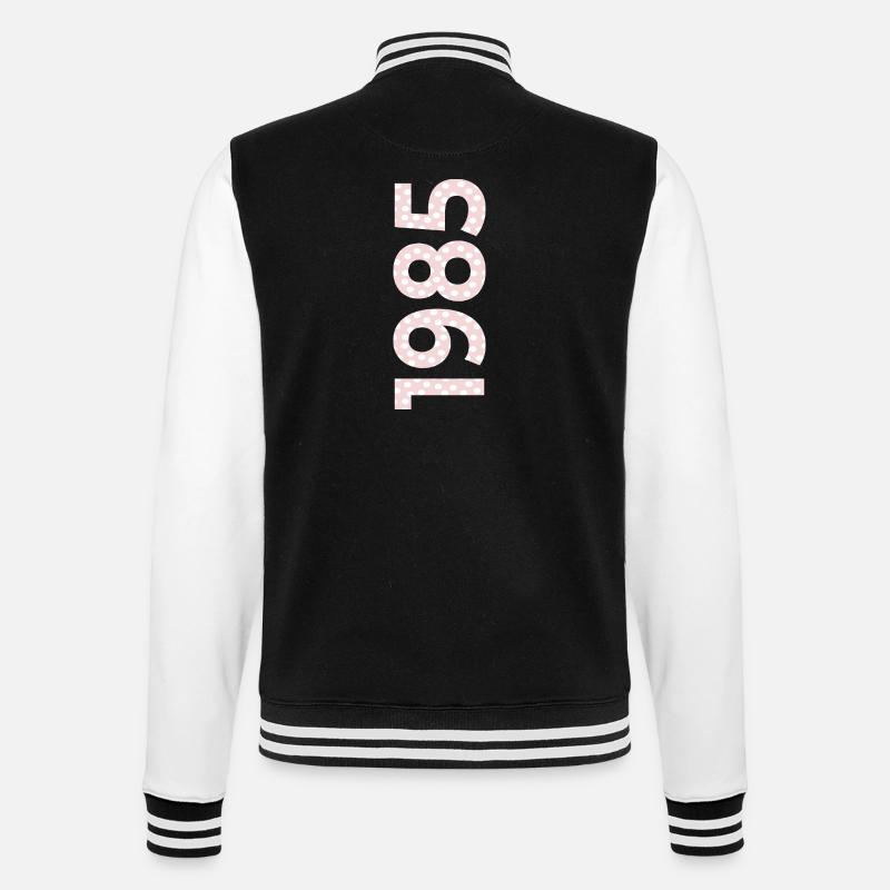 ANNIVERSAIRE 1985 POINTS - Veste Teddy - noir/blanc