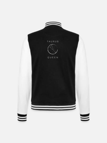 Taurus Queen - College Sweat Jacket - black/white
