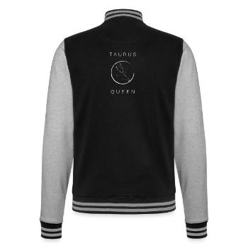 Reine Taureau - Veste Teddy - noir/gris chiné - Dos - Marisol (170cm)
