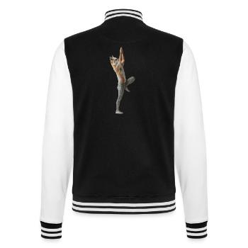 Fuchs - College-Sweatjacke - Schwarz/Weiß - Hinten - Marisol (170cm)