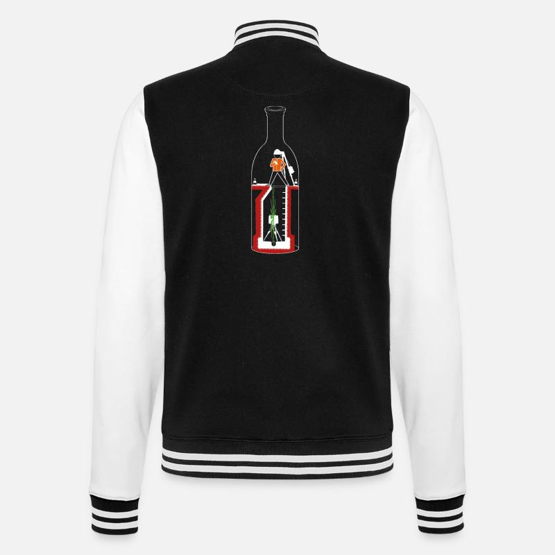 Surveyor Scan - College Sweat Jacket - black/white