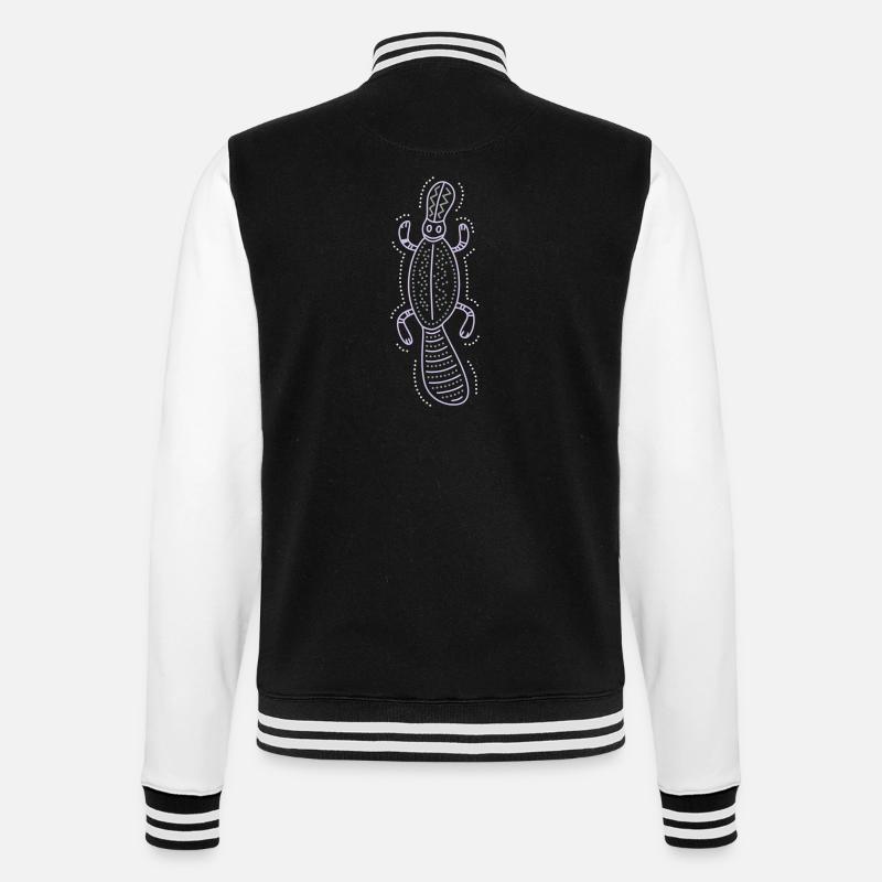 platypus - College-Sweatjacke - Schwarz/Weiß