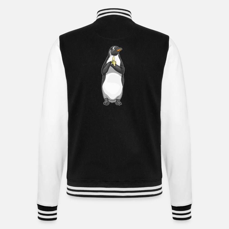 Pingouin Banane Fruit - Veste Teddy - noir/blanc