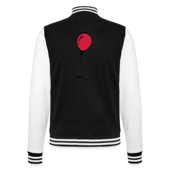 Luftballon - College-Sweatjacke - Schwarz/Weiß - Hinten - Marisol (170cm)