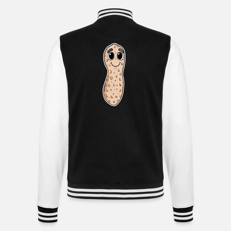 Arachide - Veste Teddy - noir/blanc