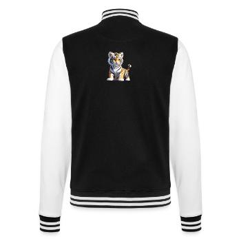 Baby Tiger - College-Sweatjacke - Schwarz/Weiß - Hinten - Marisol (170cm)