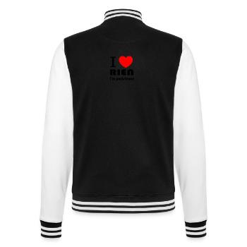 Cœur Rouge  - Veste Teddy - noir/blanc - Dos - Marisol (170cm)