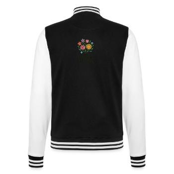 LOVLY PERSON - College-Sweatjacke - Schwarz/Weiß - Hinten - Marisol (170cm)