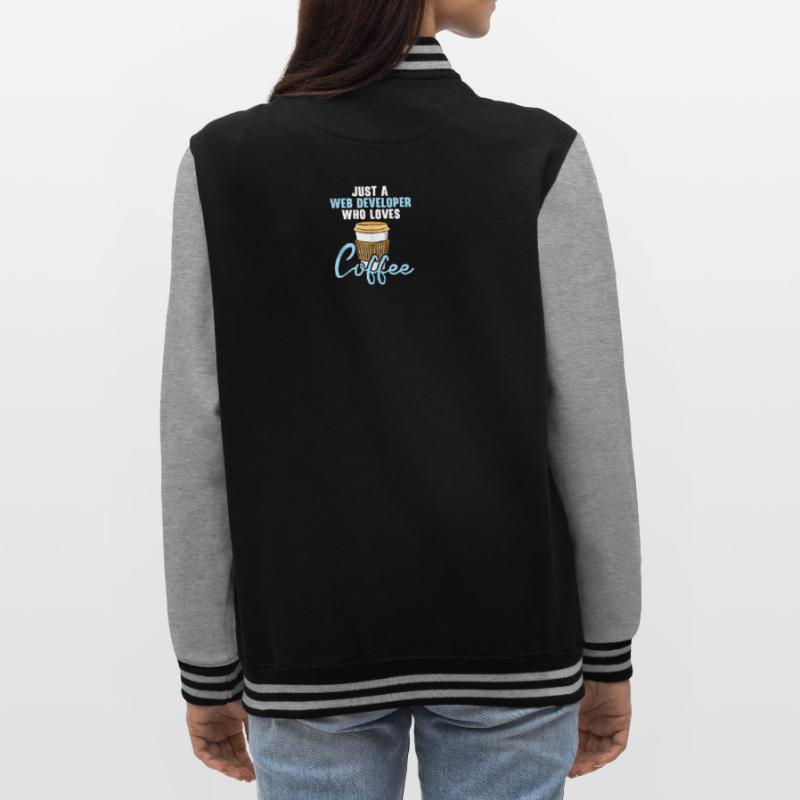 Website Development Coffee Web Developer Programme College Sweat Jacket