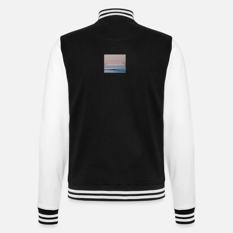 Ich will nur - Philipp Poisel - College-Sweatjacke - Schwarz/Weiß