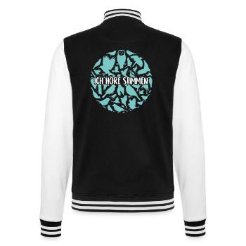 Birdwatching - College-Sweatjacke - Schwarz/Weiß - Hinten - Marisol (170cm)