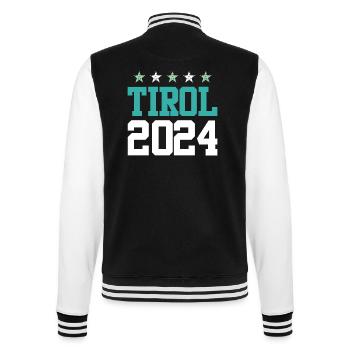 Tyrol 2024 Tours - College Sweat Jacket - black/white - Back - Marisol (170cm)