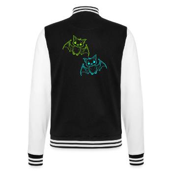 Halloweenj Chauves-souris Enfants Enfant - Veste Teddy - noir/blanc - Dos - Marisol (170cm)