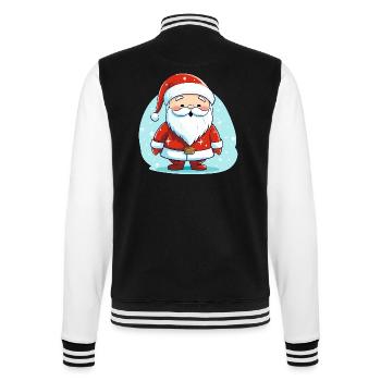 Santa Claus - College Sweat Jacket - black/white - Back - Marisol (170cm)