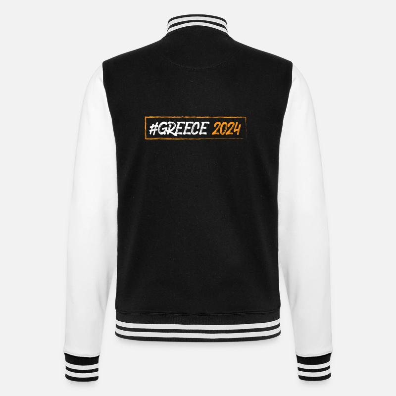 Grèce 2024 - Veste Teddy - noir/blanc