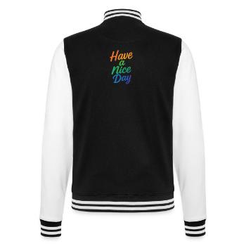 Bonne journée - Veste Teddy - noir/blanc - Dos - Marisol (170cm)