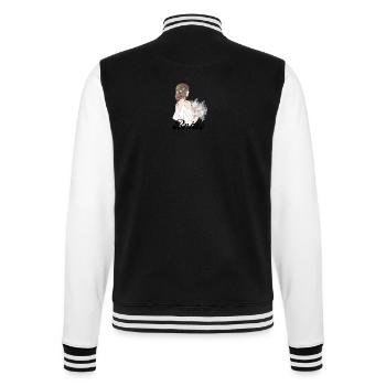 Mariée 1 - Enterrement de vie de garçon Boutique premium - Veste Teddy - noir/blanc - Dos - Marisol (170cm)
