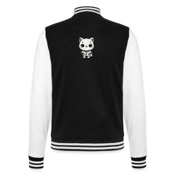 Adorable Kitty - Dressed to Charm - College-Sweatjacke - Schwarz/Weiß - Hinten - Marisol (170cm)