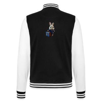 Business Rabbit - College-Sweatjacke - Schwarz/Weiß - Hinten - Marisol (170cm)