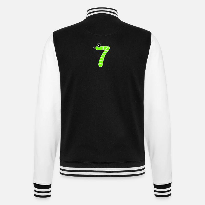 Numéro 7 Serpent Enfants - Veste Teddy - noir/blanc