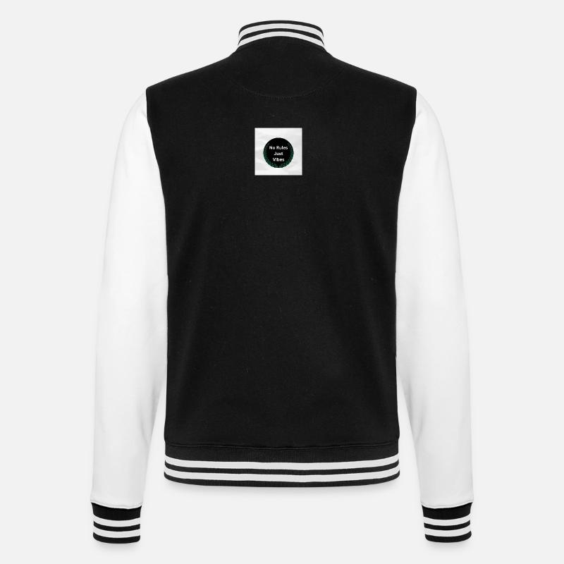 Pas de règles, juste des vibrations - Veste Teddy - noir/blanc