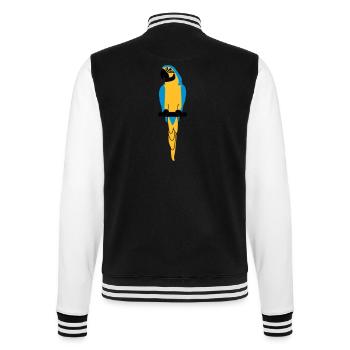 Perroquet - Veste Teddy - noir/blanc - Dos - Marisol (170cm)
