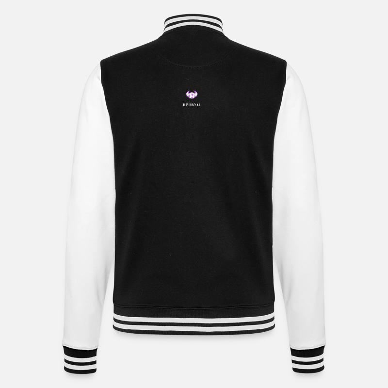 hivernal removebg preview - Veste Teddy - noir/blanc