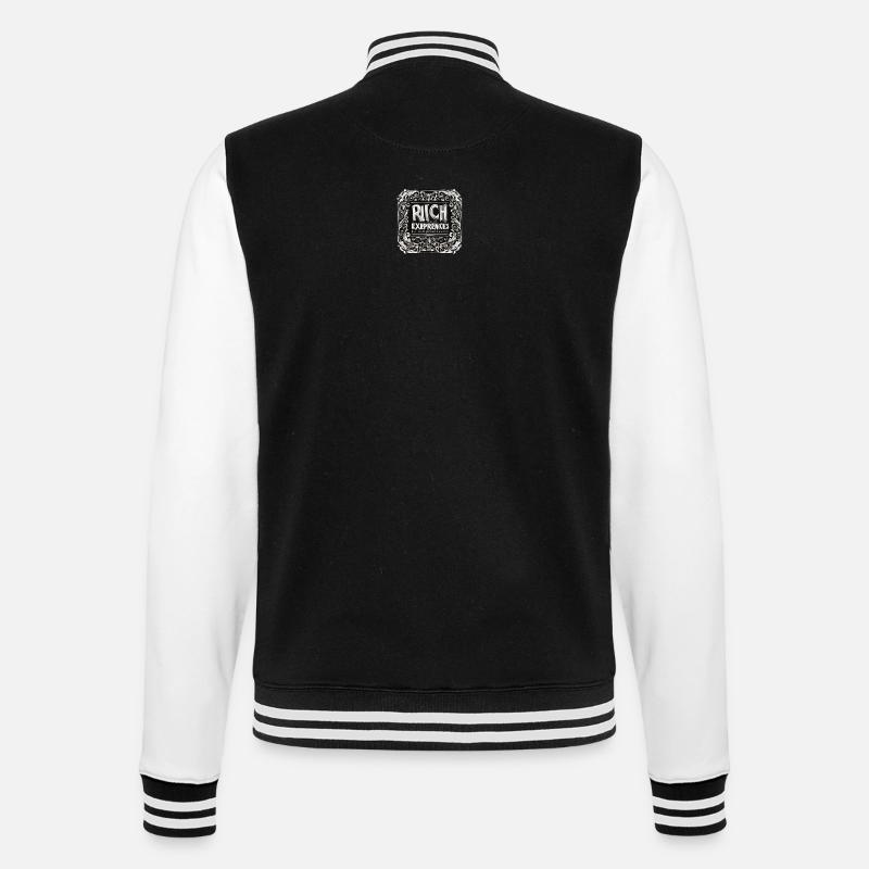 Riche en expérience - Veste Teddy - noir/blanc