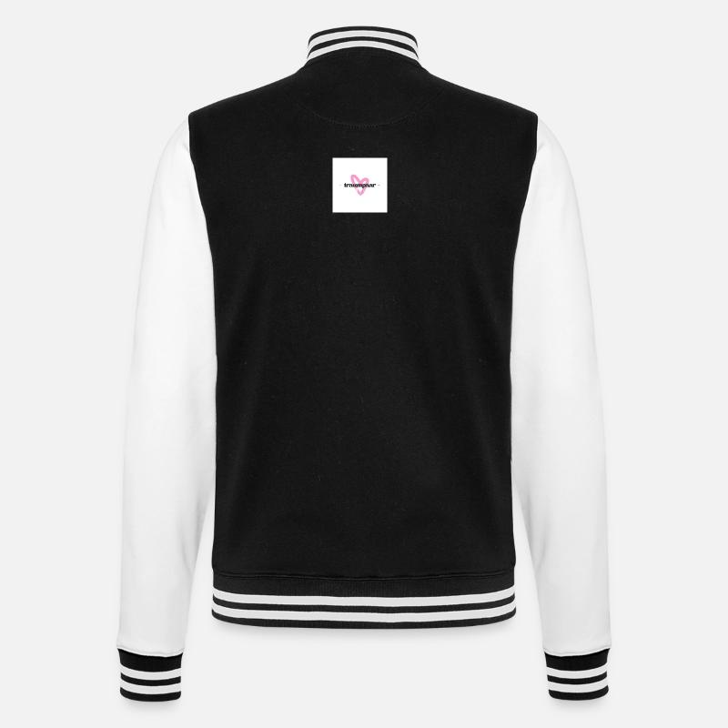 Traumpaar 2020 - College-Sweatjacke - Schwarz/Weiß