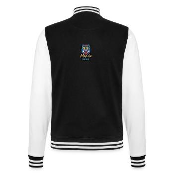 Mexiko 2025 Party Wolf - College-Sweatjacke - Schwarz/Weiß - Hinten - Marisol (170cm)