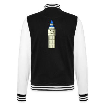 big ben design - College-Sweatjacke - Schwarz/Weiß - Hinten - Marisol (170cm)