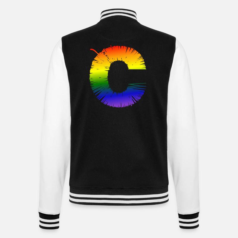 Rainobow C - College Sweat Jacket - black/white