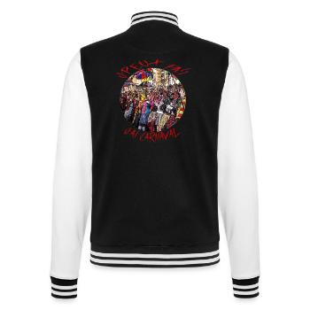 J'peux pas j'ai carnaval - Veste Teddy - noir/blanc - Dos - Marisol (170cm)