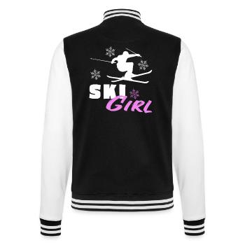 Ski Fille Fille Skieur Ski Piste Montagne - Veste Teddy - noir/blanc - Dos - Marisol (170cm)