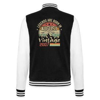 August 2007 Anniversary 2007 - Legends August 2007 - College Sweat Jacket - black/white - Back - Marisol (170cm)