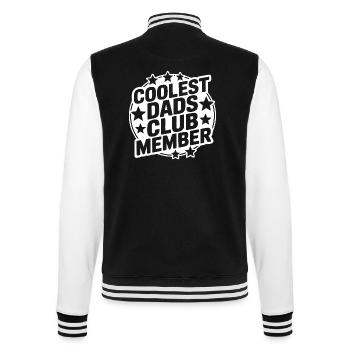 Super Papa Club - College Sweat Jacket - black/white - Back - Marisol (170cm)